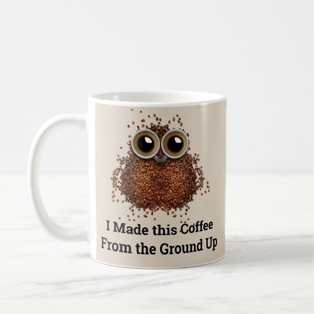 Caneca De Café Eu fiz este café do chão (Esquerda)