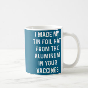 Caneca De Café Eu Fiz Meu Chapéu De Papel Alumínio A Partir Do Al