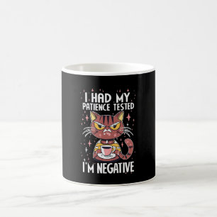 Caneca De Café Eu fiz o meu teste de Paciência!