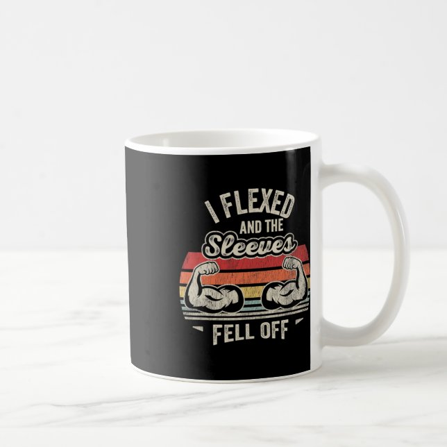 Caneca De Café Eu Flamei E As Capas Caíram Dos Músculos (Direita)