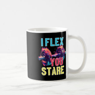 Caneca De Café Eu Flex, Você Olha