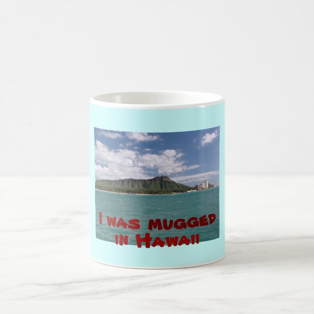 Caneca De Café Eu fui agredido em Havaí (Centro)