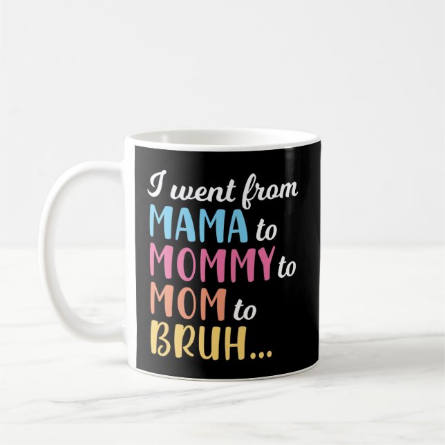 Caneca De Café Eu Fui Da Mãe Mamãe Mãe Bruh (Esquerda)