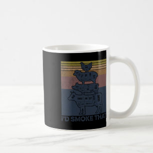 Caneca De Café Eu Fumaria Aquele Carniceiro De Carne De Bovino Qu