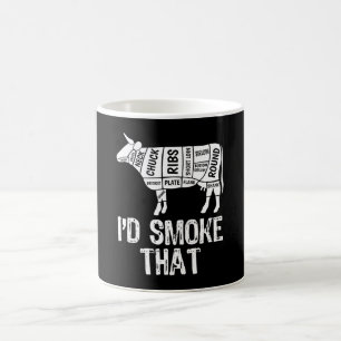 Caneca De Café Eu Fumava Aquele Barbecue Fumante De CHURRASCO De 