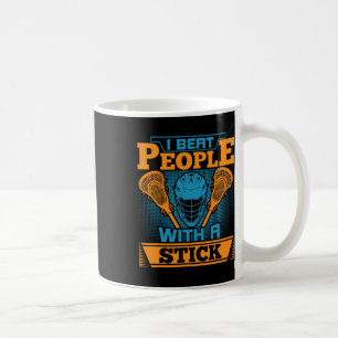 Caneca De Café Eu Ganhei Pessoas Com Um Presente De Lacrosse Engr
