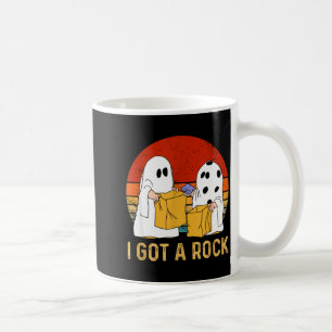 Caneca De Café Eu Ganhei Uma Camisa De Rock No Halloween Fantasma
