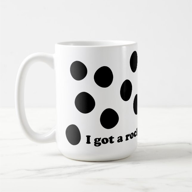 Caneca De Café Eu Ganhei uma Pedra (Esquerda)