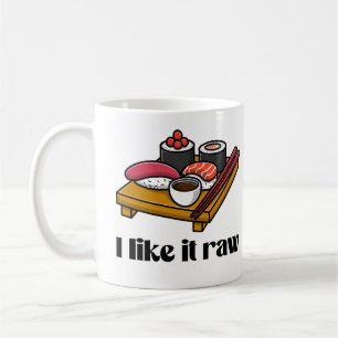 Caneca De Café Eu gosto cru