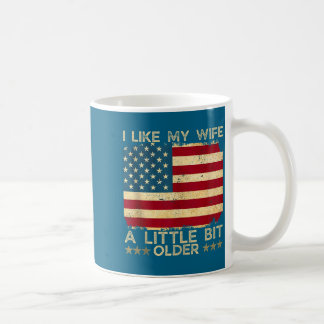 Caneca De Café Eu Gosto da Minha Esposa Um Pouco Mais Velha Dito 