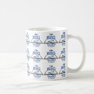 Caneca De Café Eu gosto de Big Books