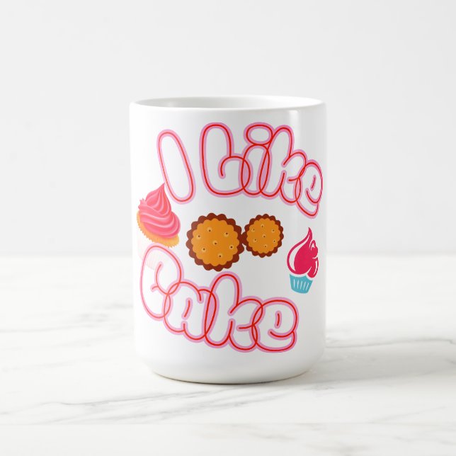 Caneca De Café Eu Gosto de Bolo (Centro)
