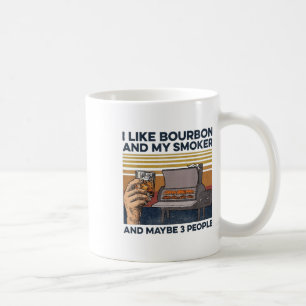 Caneca De Café Eu Gosto De Bourbon Meu Fumador 3 Pessoas Churrasc