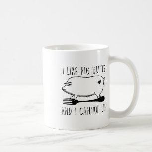 Caneca De Café Eu Gosto De Bumbuns De Porcos E Não Posso Mentir C