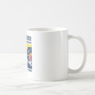 Caneca De Café Eu gosto de cerveja e corrida de carros de corrida