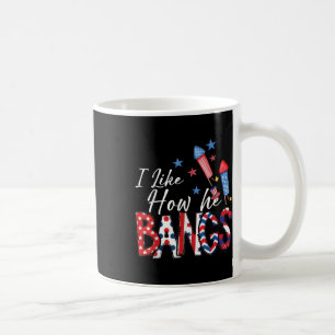 Caneca De Café Eu Gosto de Como Ela Explode Fogos de Artifício Ca