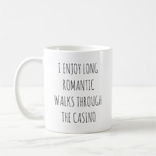 CANECA DE CAFÉ EU GOSTO DE LONGAS CAMINHADAS ROMÂNTICAS PELO CASI