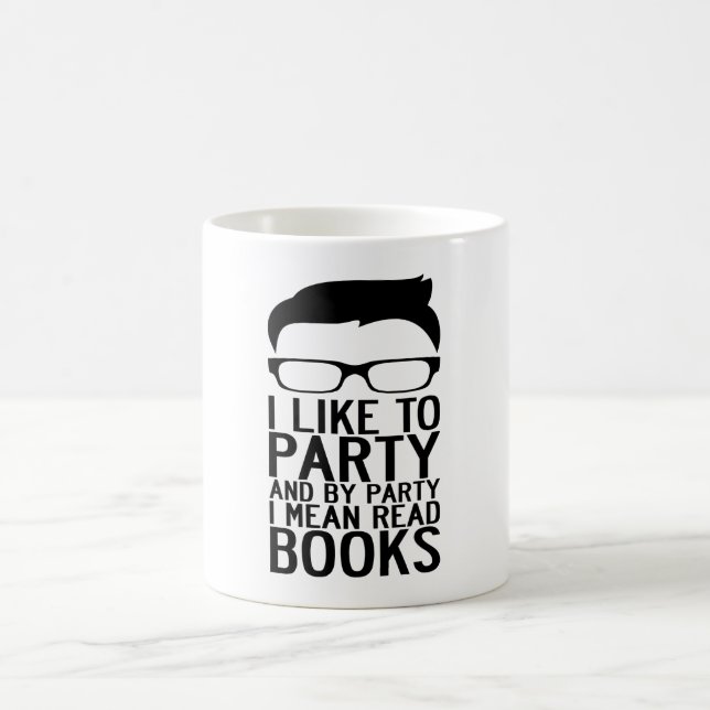 CANECA DE CAFÉ EU GOSTO DE PARTY E PELO PARTIDO EU SIGNIFICO (Centro)