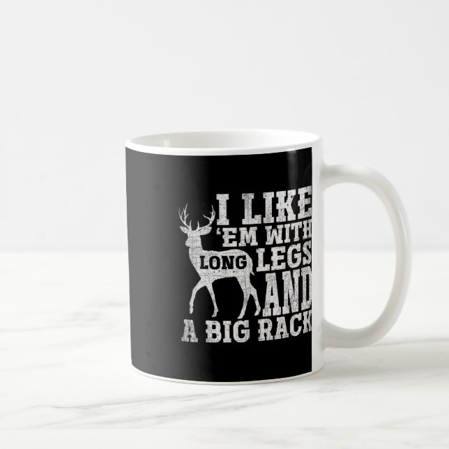 Caneca De Café Eu Gosto Deles Com Pernas Longas E Um Grande Veado (Direita)