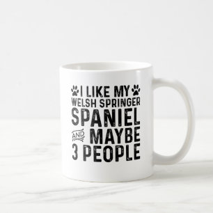 Caneca De Café Eu Gosto do Meu Springer Spaniel Galês E 3 Pessoas