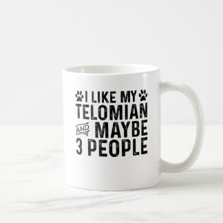 Caneca De Café Eu Gosto do Meu Telomian E 3 Pessoas