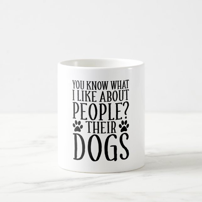 Caneca De Café Eu Gosto Dos Cachorros Deles. (Centro)