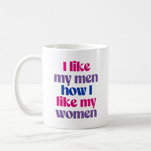 Caneca De Café Eu gosto dos meus homens como eu gosto das minhas