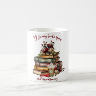 Caneca De Café Eu gosto dos meus livros picantes e do meu café ge
