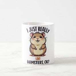 Caneca De Café Eu Gosto Muito De Hamsters