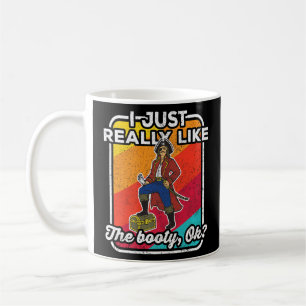Caneca De Café Eu Gosto Muito Do Capitão Treasu Pirata De Booty