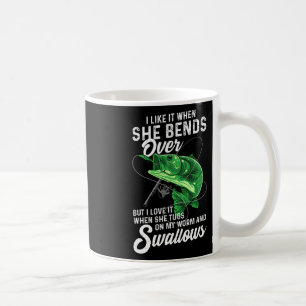 Caneca De Café Eu Gosto Quando Ela Se Curva De Pescar Presentes P