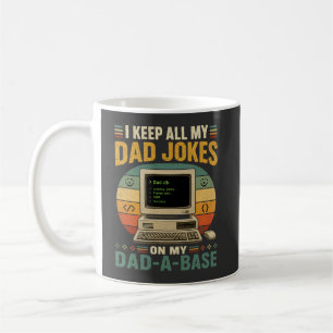 CANECA DE CAFÉ EU GUARDO TODAS AS MINHAS PIADAS DE PAI NO MEU BAN