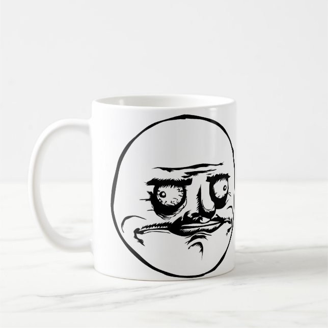 Caneca De Café Eu Gusta enfrenta Meme (Esquerda)