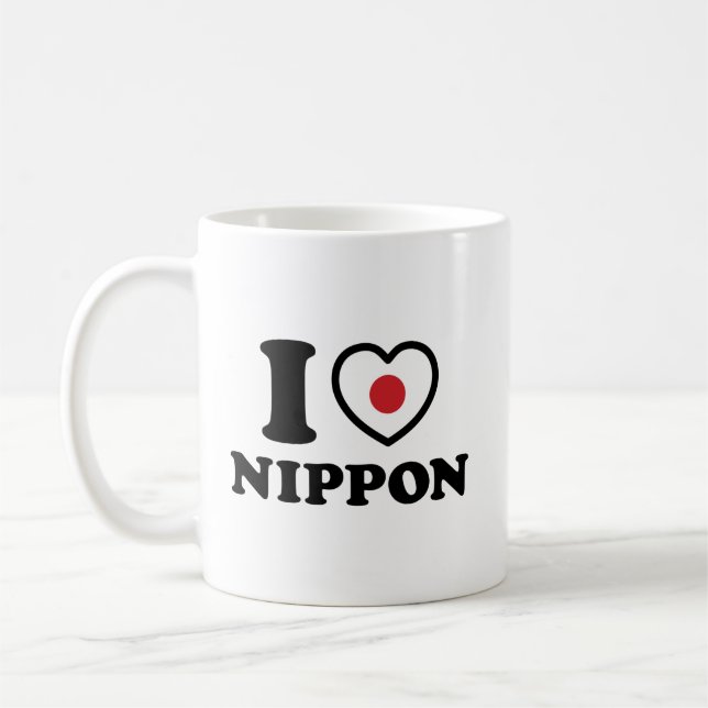 CANECA DE CAFÉ EU HEARI [AMOR] NIPPON (Esquerda)