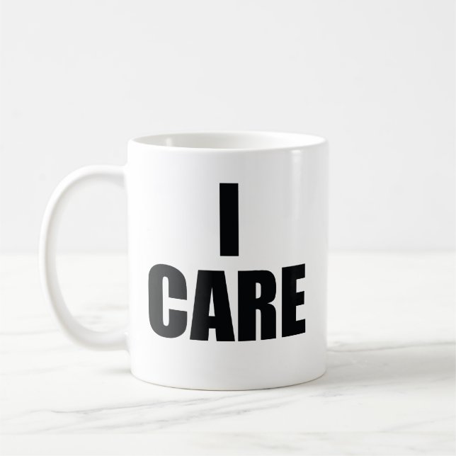 Caneca De Café Eu importo-me apenas não com você (Esquerda)