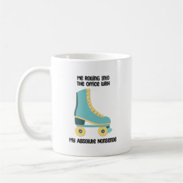 Caneca De Café Eu Indo Para O Escritório Com Meu Absoluto Bobagem