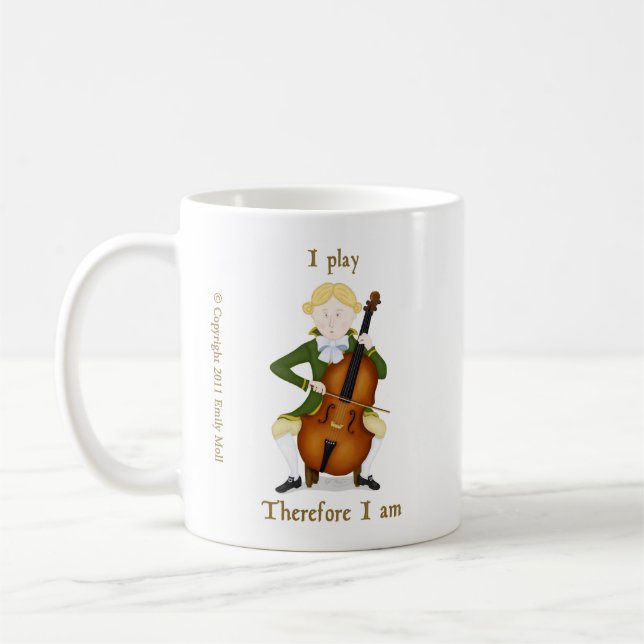 Caneca De Café Eu jogo-me conseqüentemente sou (Esquerda)