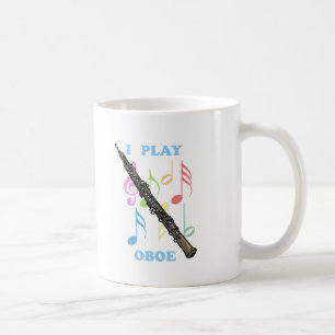 Caneca De Café Eu jogo Oboe