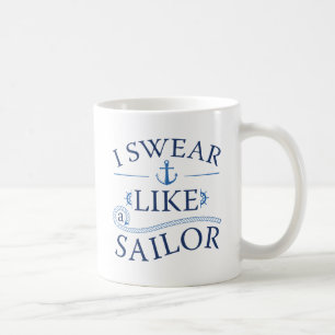 Caneca De Café Eu Juro Como Um Marinheiro
