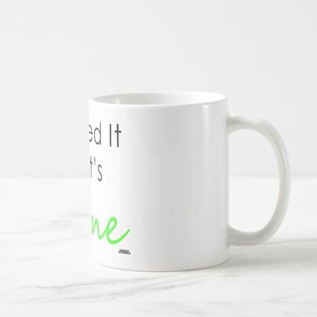 Caneca De Café Eu lambi-o assim que é meu (Direita)