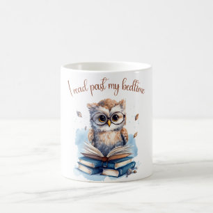 Caneca De Café Eu leio além da minha hora de dormir 
