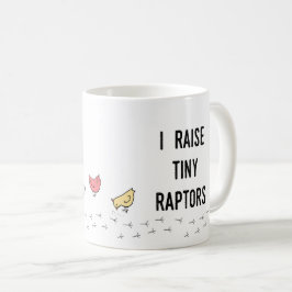 Caneca De Café Eu Levanto Raptores Pequenos Mug