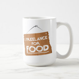 CANECA DE CAFÉ EU LIBERALMENTE PARA COMIDA - MUG