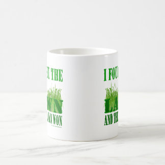 CANECA DE CAFÉ EU LUTEI O GRAMADO E O GRAMADO GANHADOS