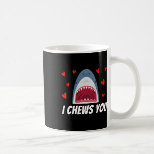 Caneca De Café Eu Mastigo Você Dia dos Namorados Engraçado Casal