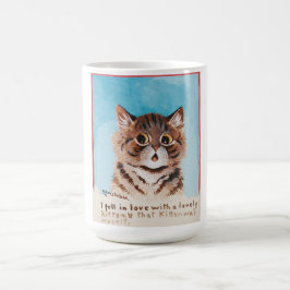 Caneca De Café Eu me apaixonei por um gatinho adorável (eu mesmo)