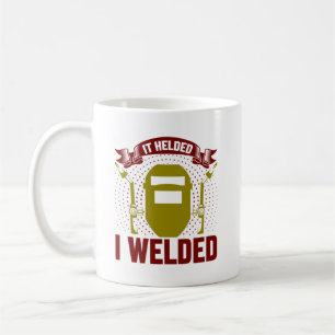 Caneca De Café Eu me congratulo com a citação, Engraçada Welder