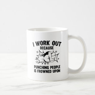 Caneca De Café Eu Me Exercito