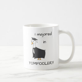 Caneca De Café Eu me majorei em Goose de Tomtolery