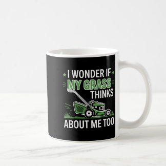 Caneca De Café Eu me pergunto se meu vô também pensa em mim Plant